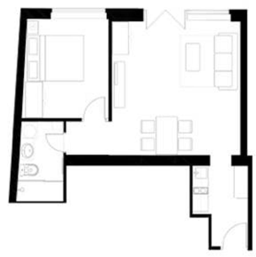 Optimist No.1 Apartamento Belgrado Quarto foto