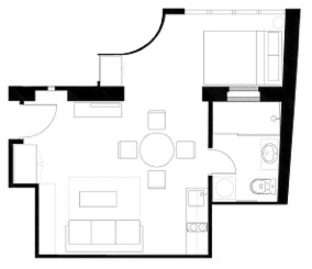 Optimist No.1 Apartamento Belgrado Quarto foto